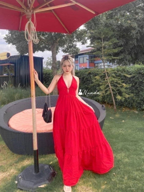 Summer Sleeveless Midi Dresses